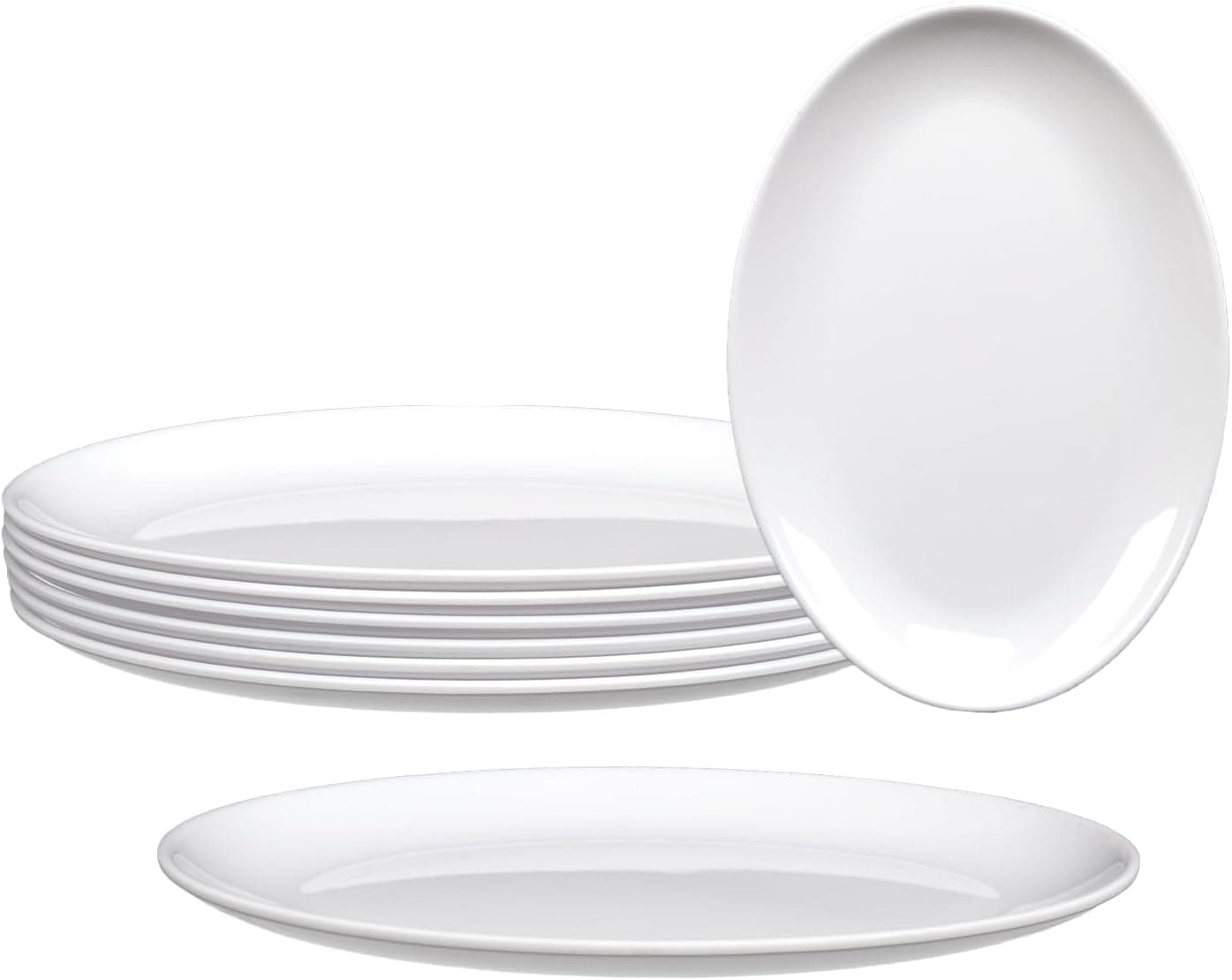 Melamine Platter 12” Oval Set (8 Pack)