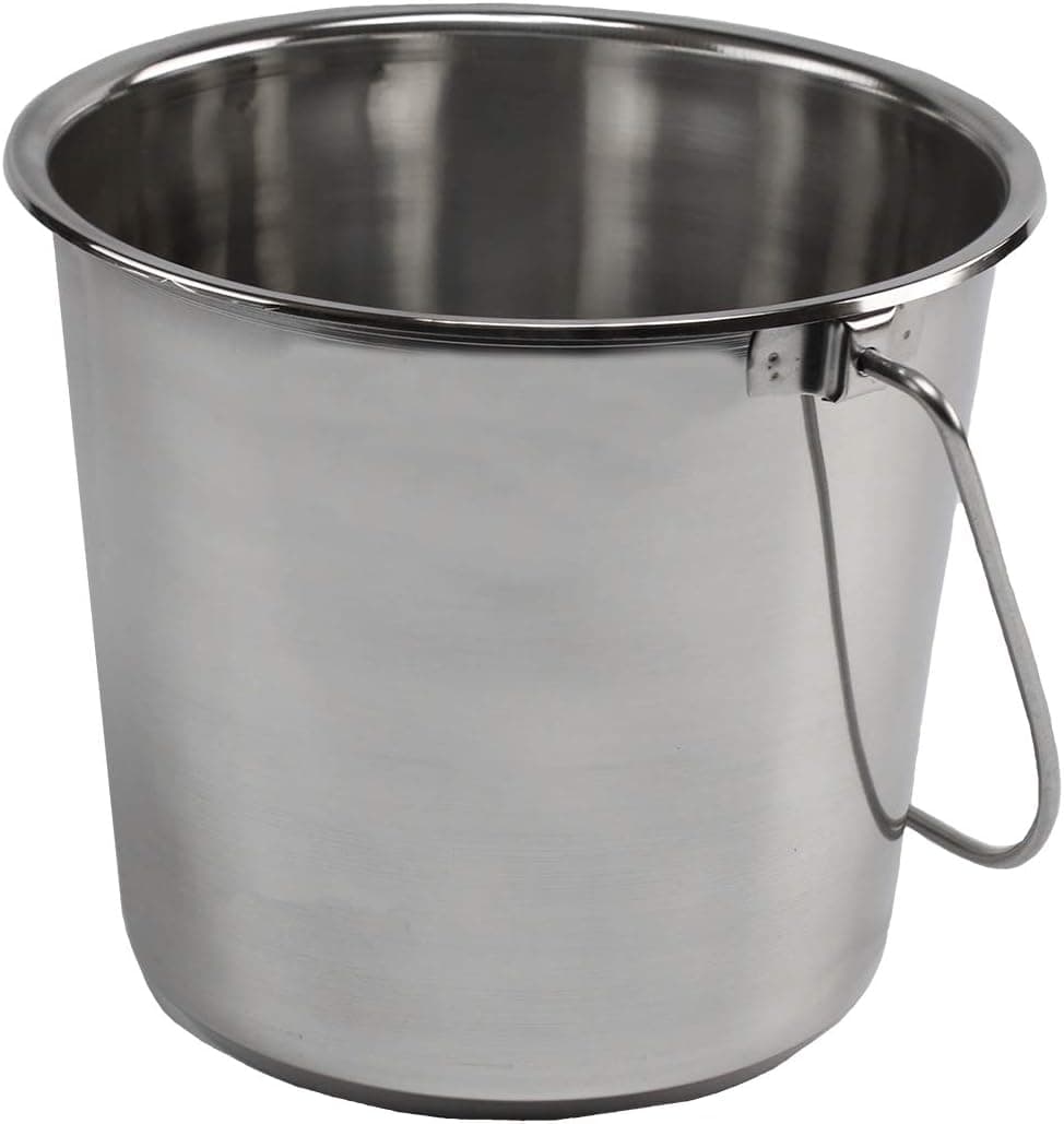 Stainless Steel Pail – 2 Gallon Heavy Duty Bucket