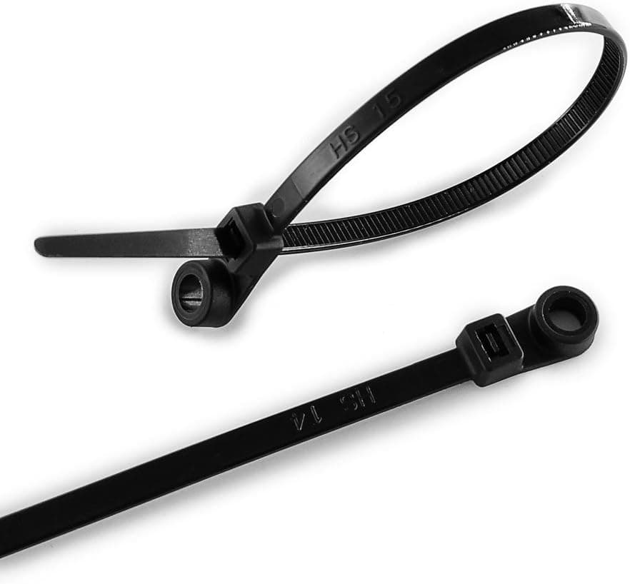 Cable Ties with Screw Hole 7.5” Heavy Duty