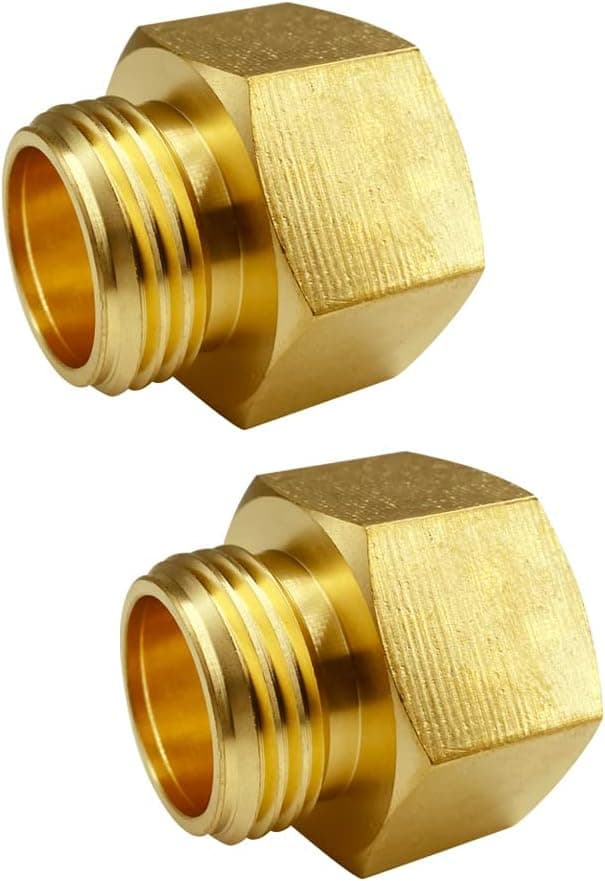 1 Inch BSP Female to 3/4 Inch Hose Adapter