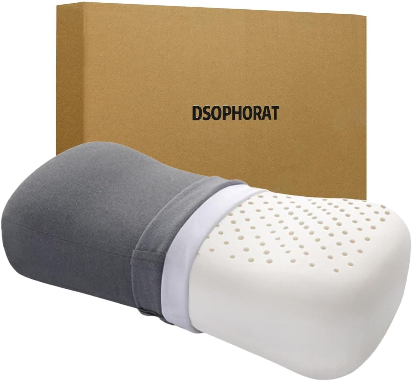 Latex Travel Pillow Gray