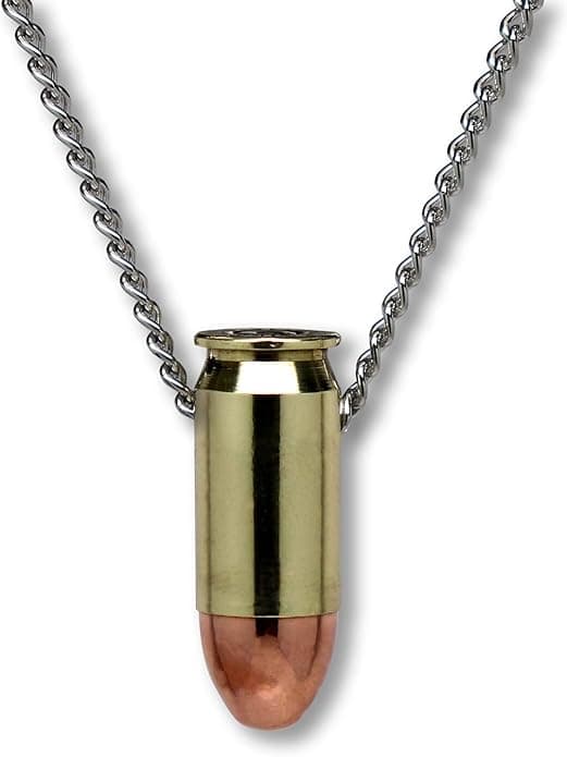 Bullet Necklace Real .45 Caliber Pendant