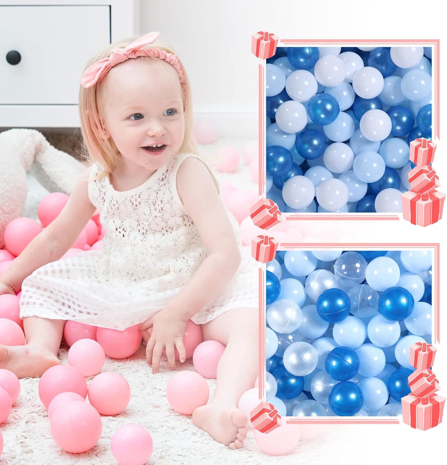 Blue Pit Balls 200PCS Kids Play Balls