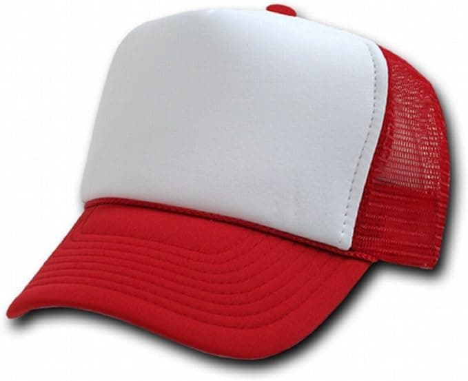 Red and White Trucker Hat