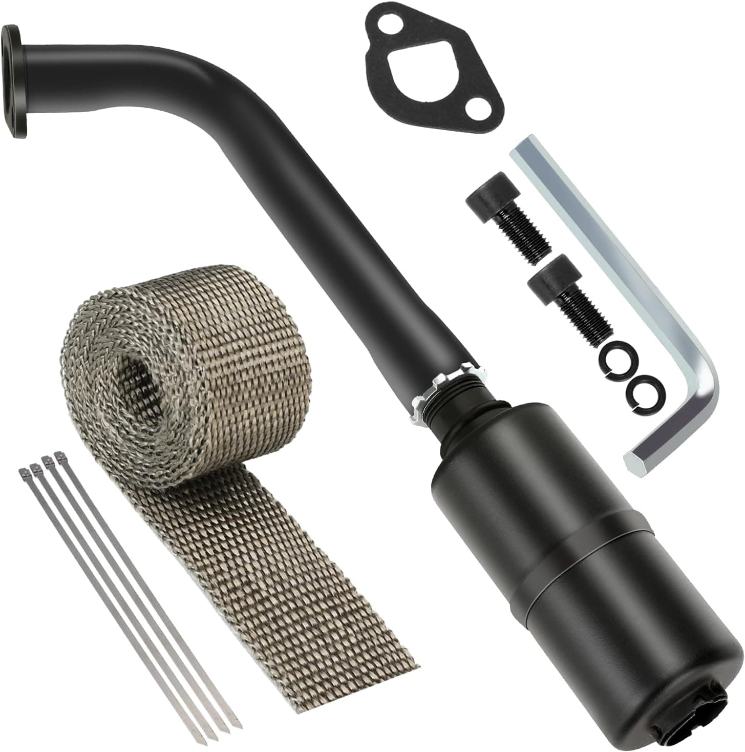 Mini Bike Exhaust Muffler Kit 212cc