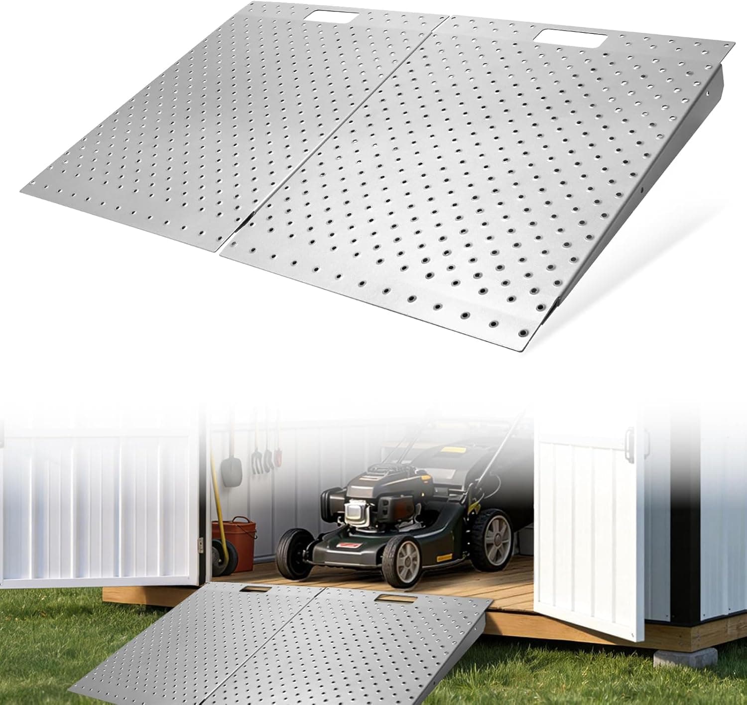 Storage Shed Ramps – Heavy Duty 2000LB Loading Set