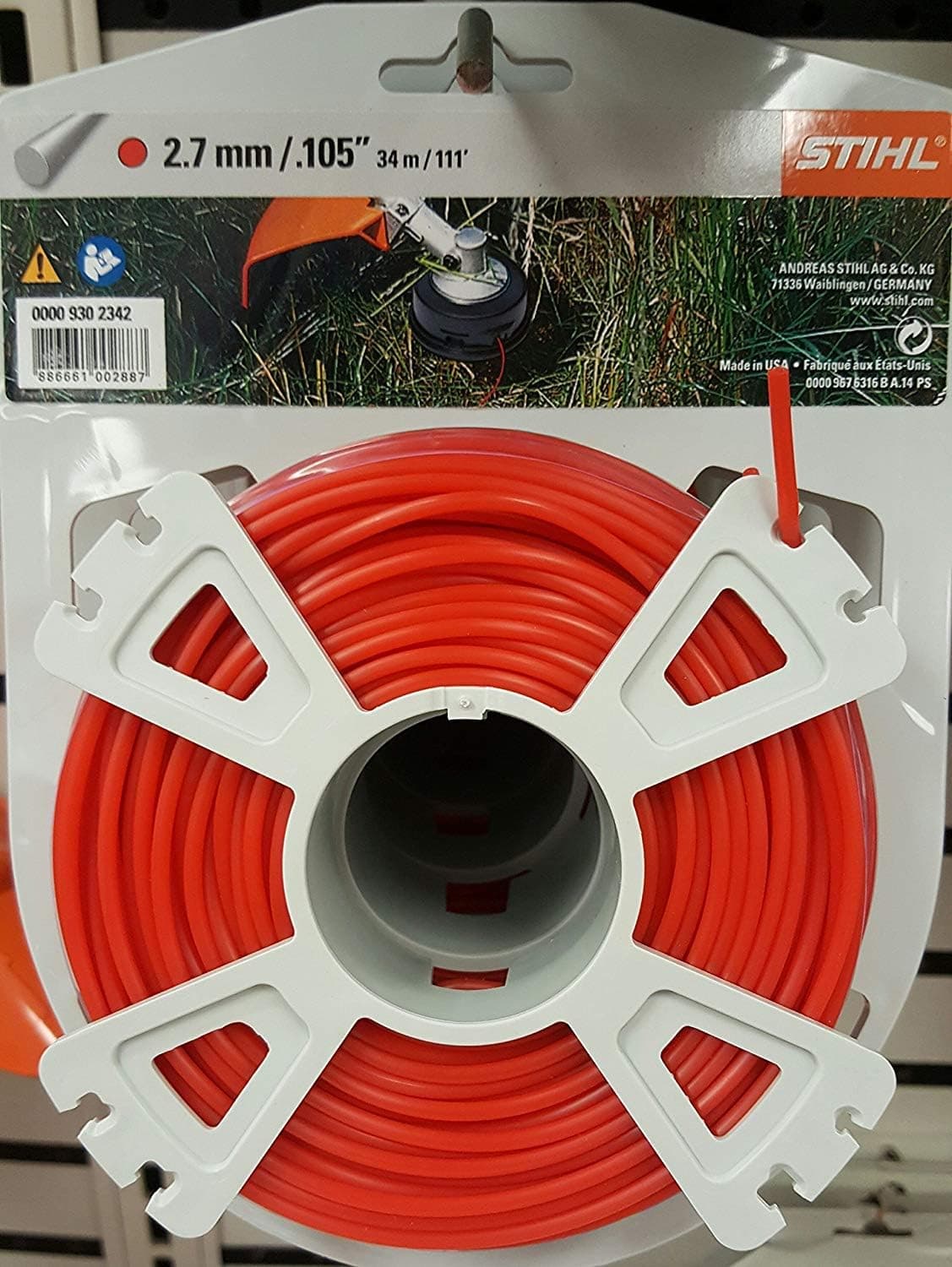 STIHL 0000 930 2342 Red Line 2.7mm .105