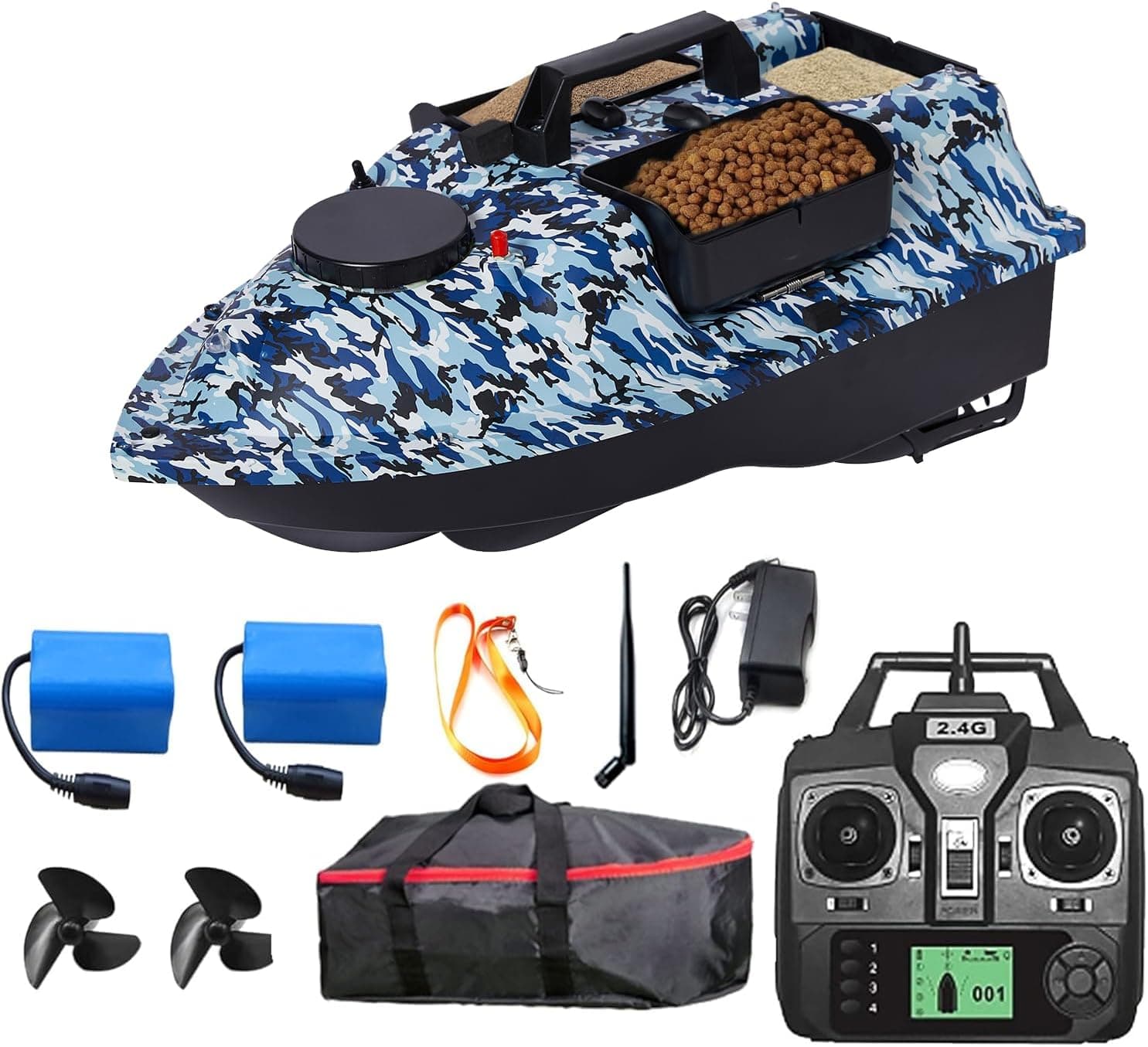 RC Bait Boat – GPS Dual Battery Fishing Boat