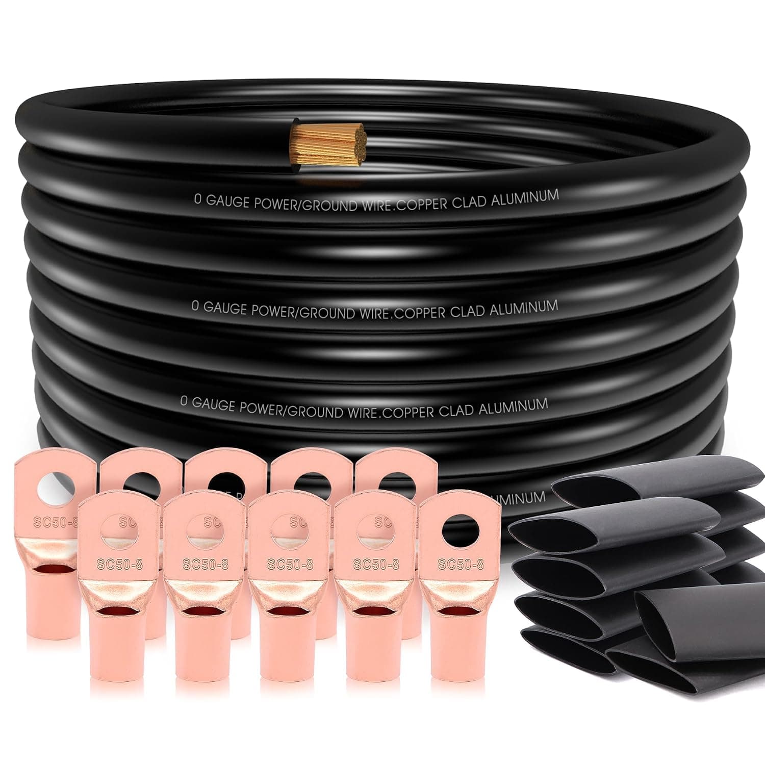 Gauge Wire 20FT Power Cable Kit