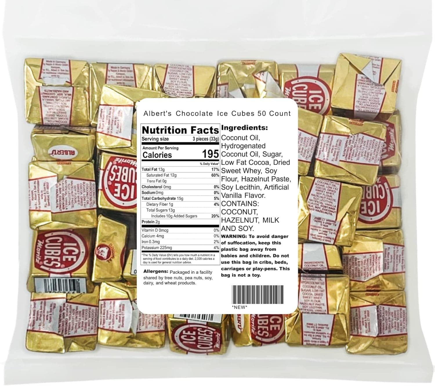 Ice Cube Candy Chocolate