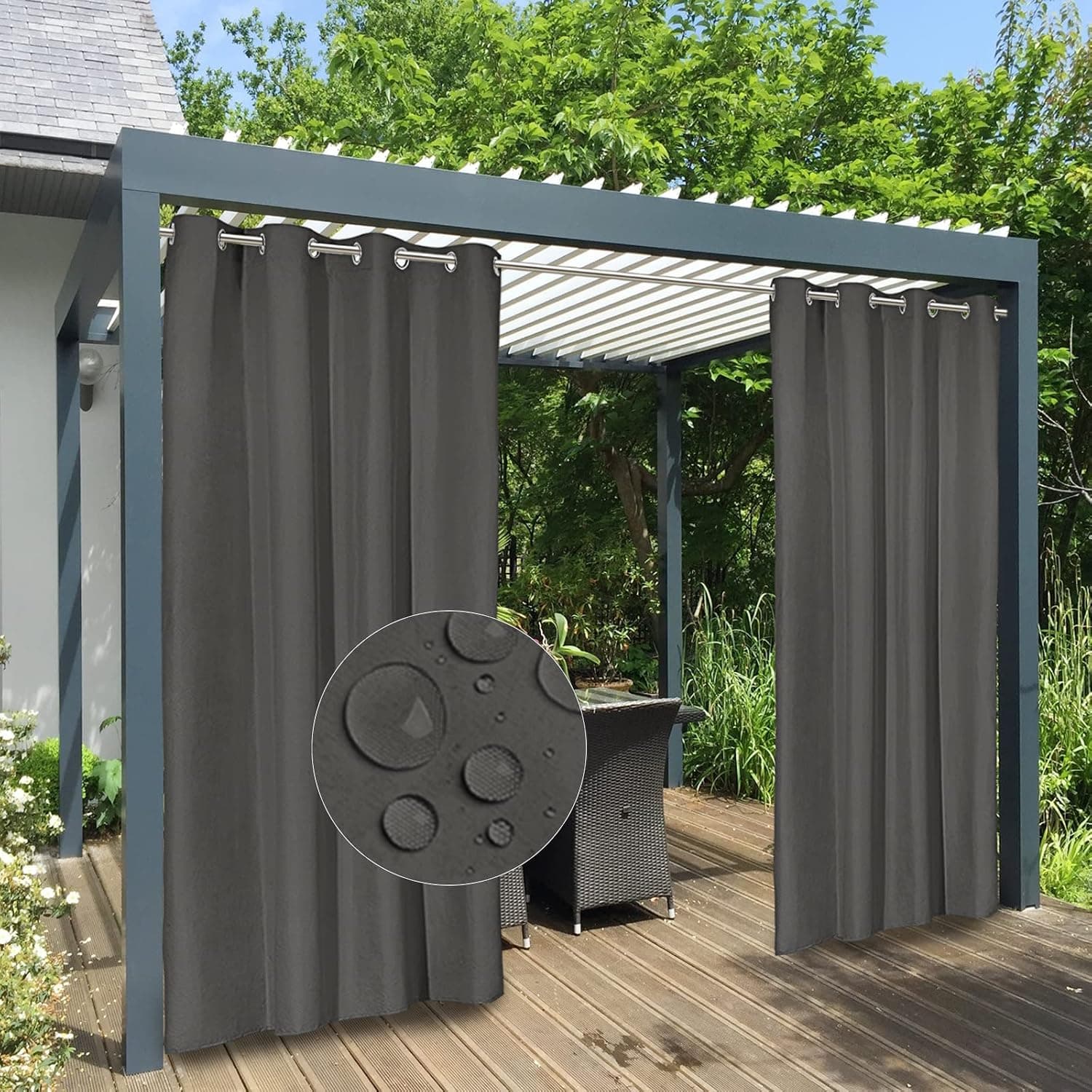 Heavy Duty Waterproof Outdoor Curtains