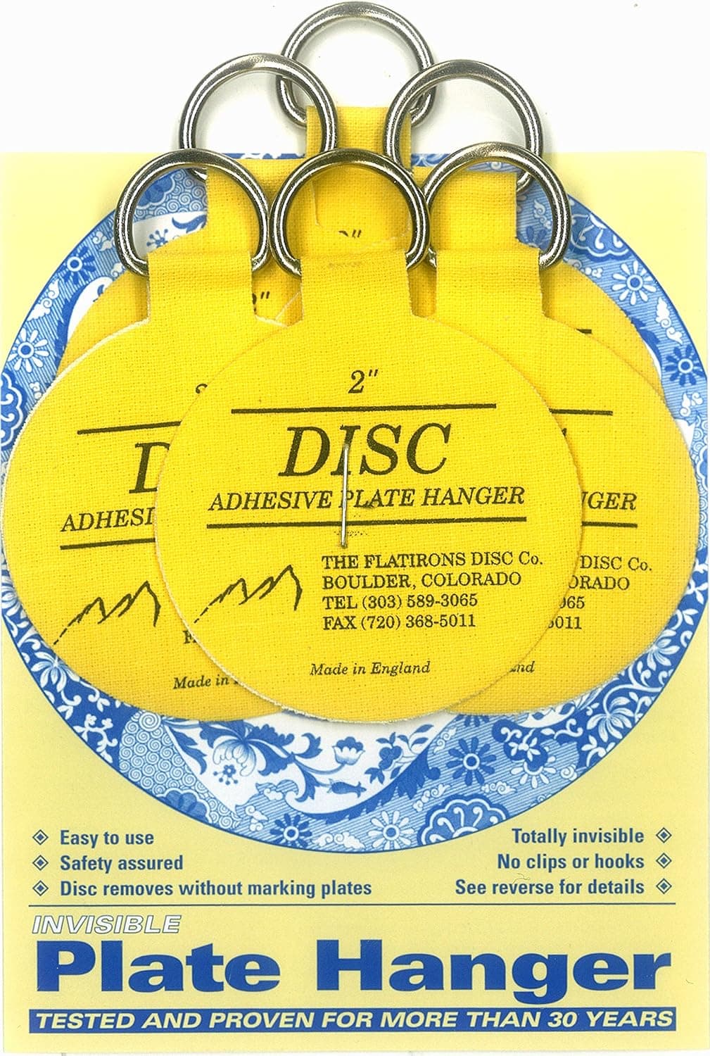 Disc Plate Hanger Adhesive Set