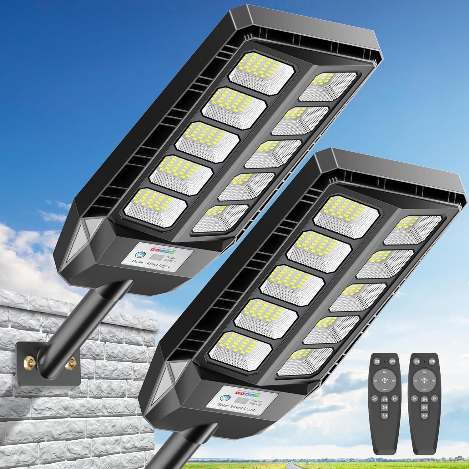 Garage Lighting Solar Motion Lights 2 Pack