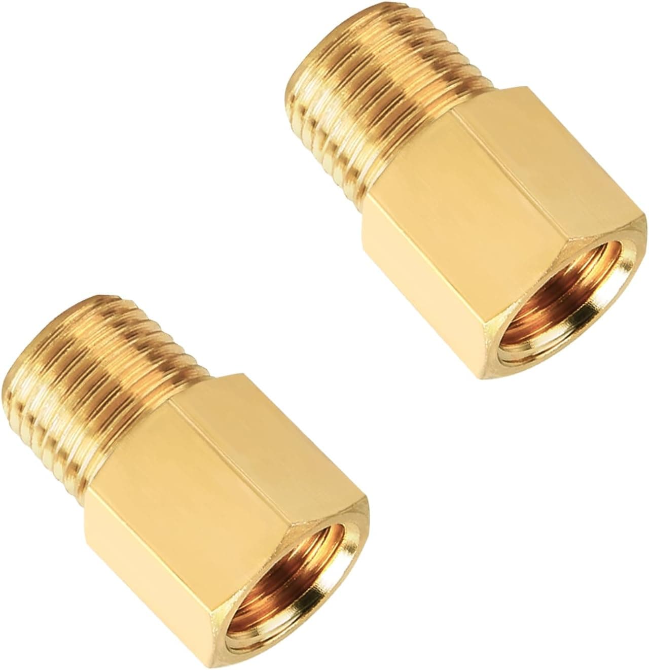 1 8 NPT Fitting Brass Male to Female Adapter Pack