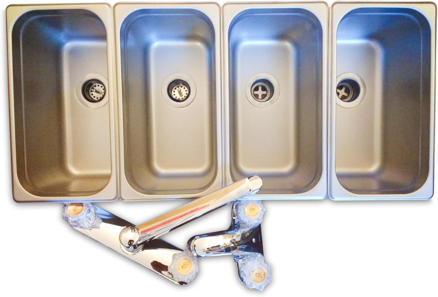 Portable 3 Compartment Sink