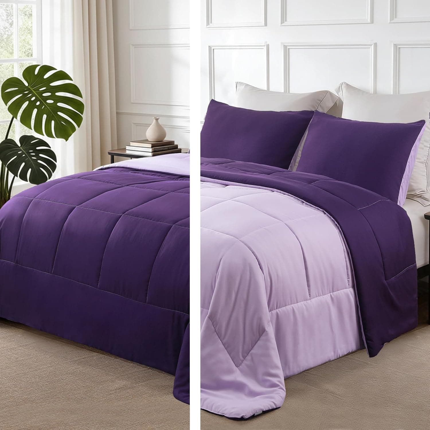 Exclusivo Mezcla Lightweight Reversible 3-Piece Comforter Set All Seasons