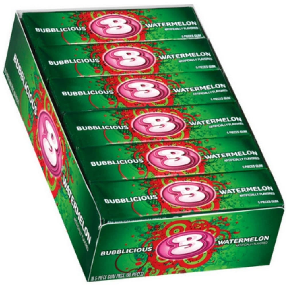 Mondelez Bubblicious Wave Watermelon Gum
