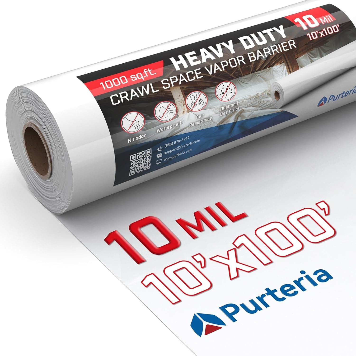 10 Mil Vapour Barrier 10' x 100'