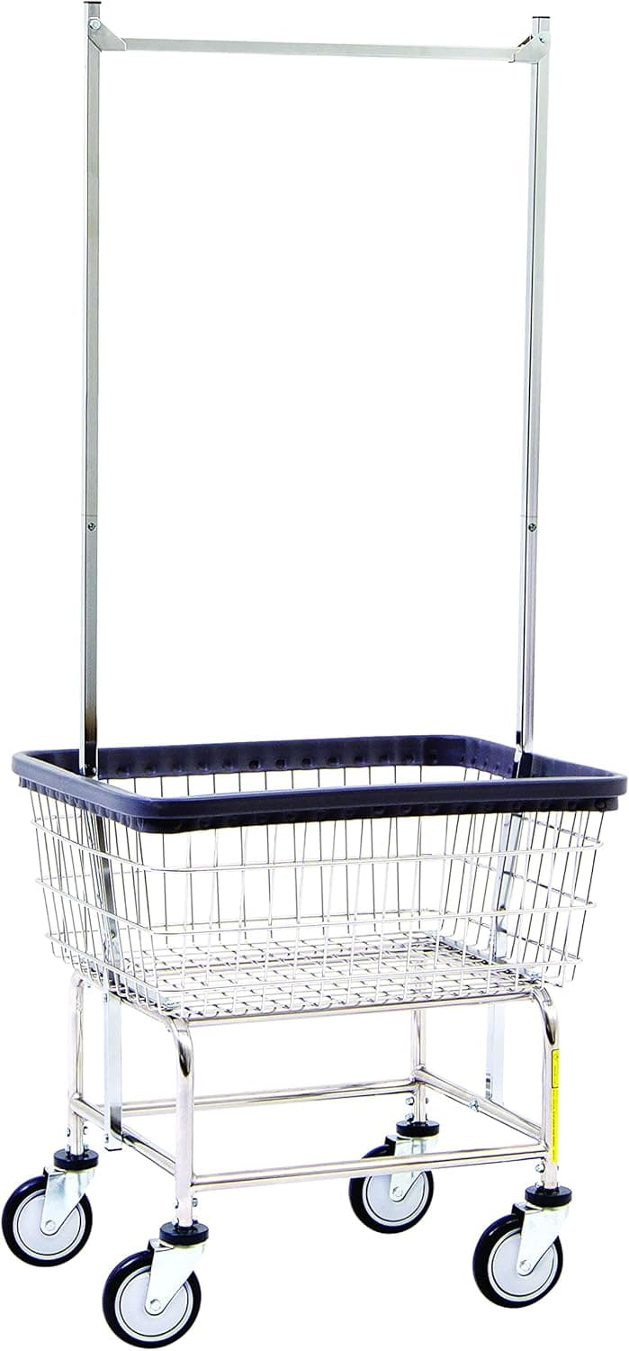 Laundry Carts with Double Poles on Wheels