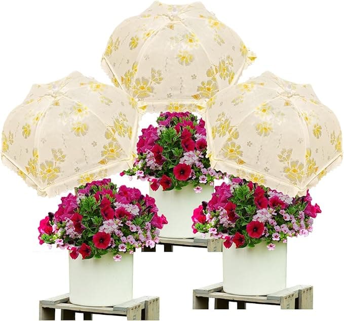 Plant Umbrellas 3-Pack Adjustable Sun Shades