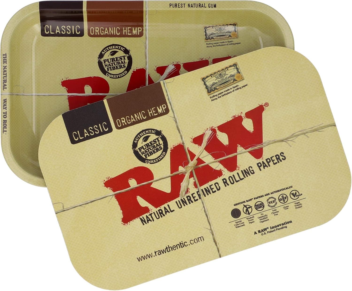 Rolling Tray with Magnetic Lid – RAW Classic Small Bundle Deal