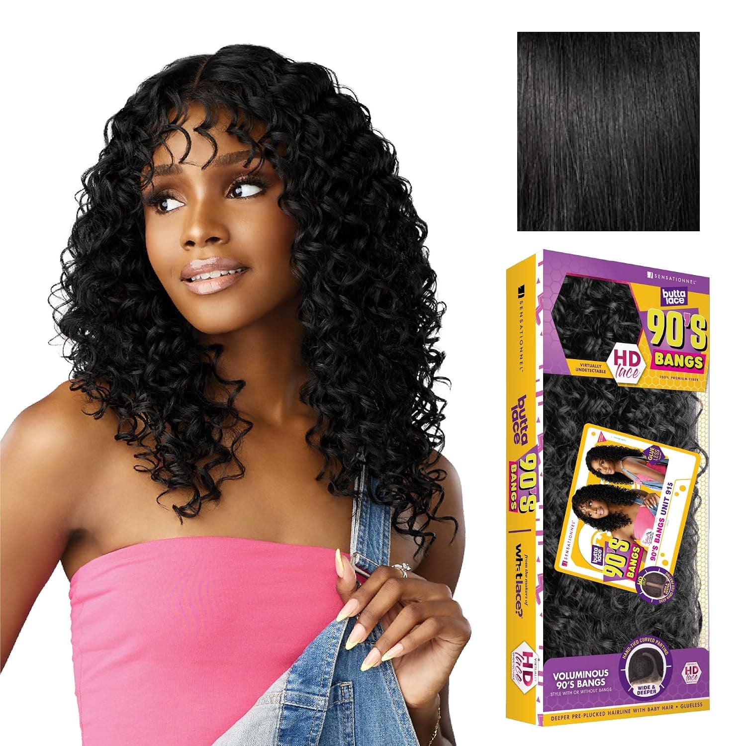 Sensationnel 90's Bang Wig 915 Glueless HD Lace